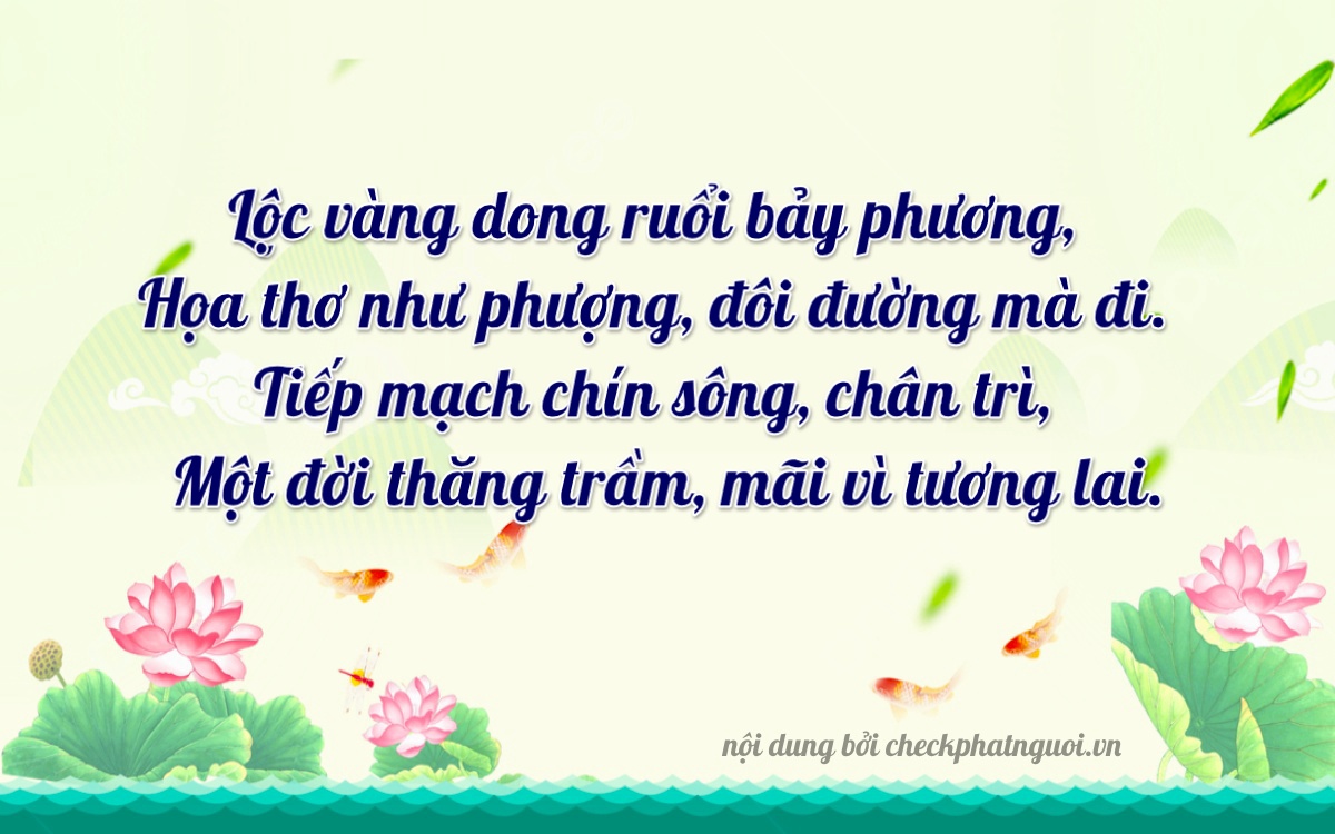 Bài thơ ý nghĩa cho <b>biển số 98A-78492</b> tại website checkphatnguoi.vn