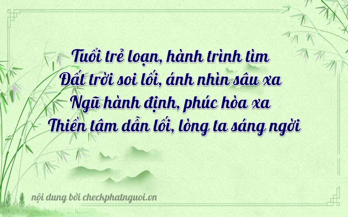 Bài thơ ý nghĩa cho <b>biển số 98A-80330</b> tại website checkphatnguoi.vn