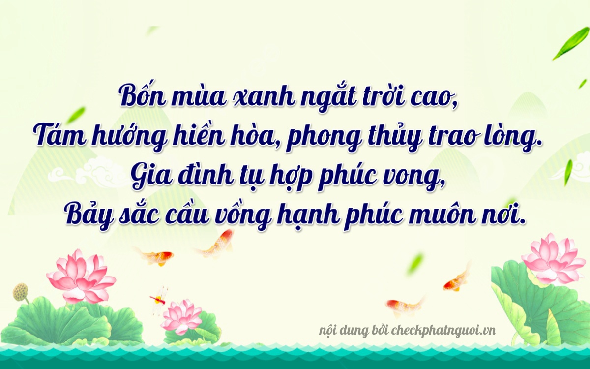 Bài thơ ý nghĩa cho <b>biển số 98A-84178</b> tại website checkphatnguoi.vn