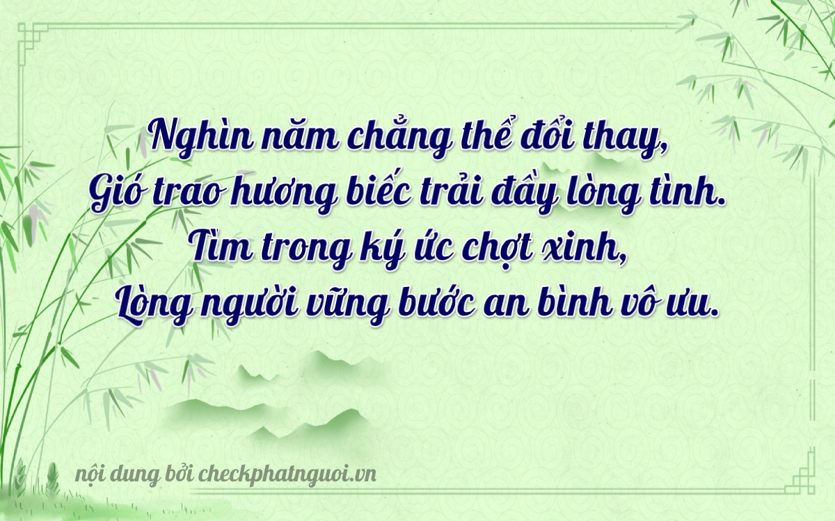 Bài thơ ý nghĩa cho <b>biển số 98A-88389</b> tại website checkphatnguoi.vn