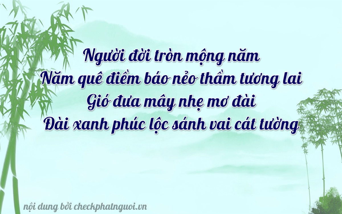 Bài thơ ý nghĩa cho <b>biển số 98A-88863</b> tại website checkphatnguoi.vn