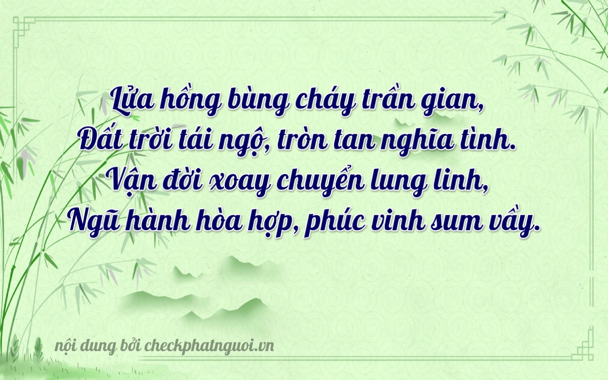 Bài thơ ý nghĩa cho <b>biển số 98AB-08940</b> tại website checkphatnguoi.vn