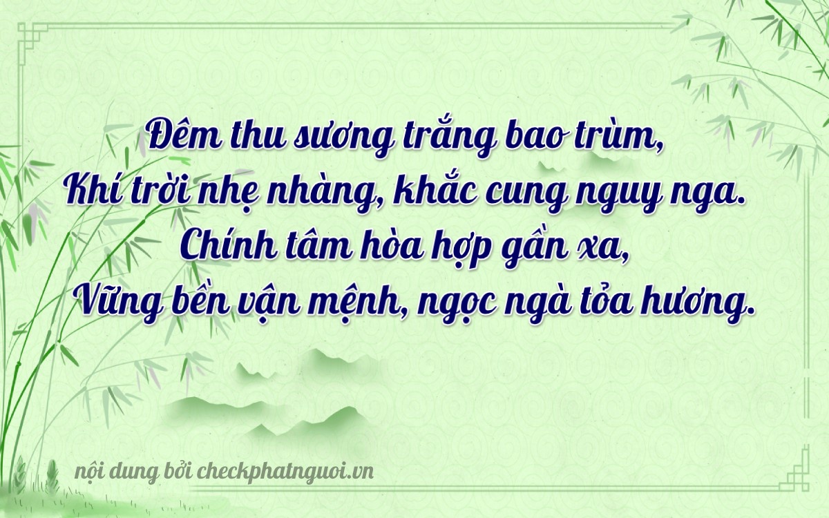 Bài thơ ý nghĩa cho <b>biển số 98AE-11392</b> tại website checkphatnguoi.vn