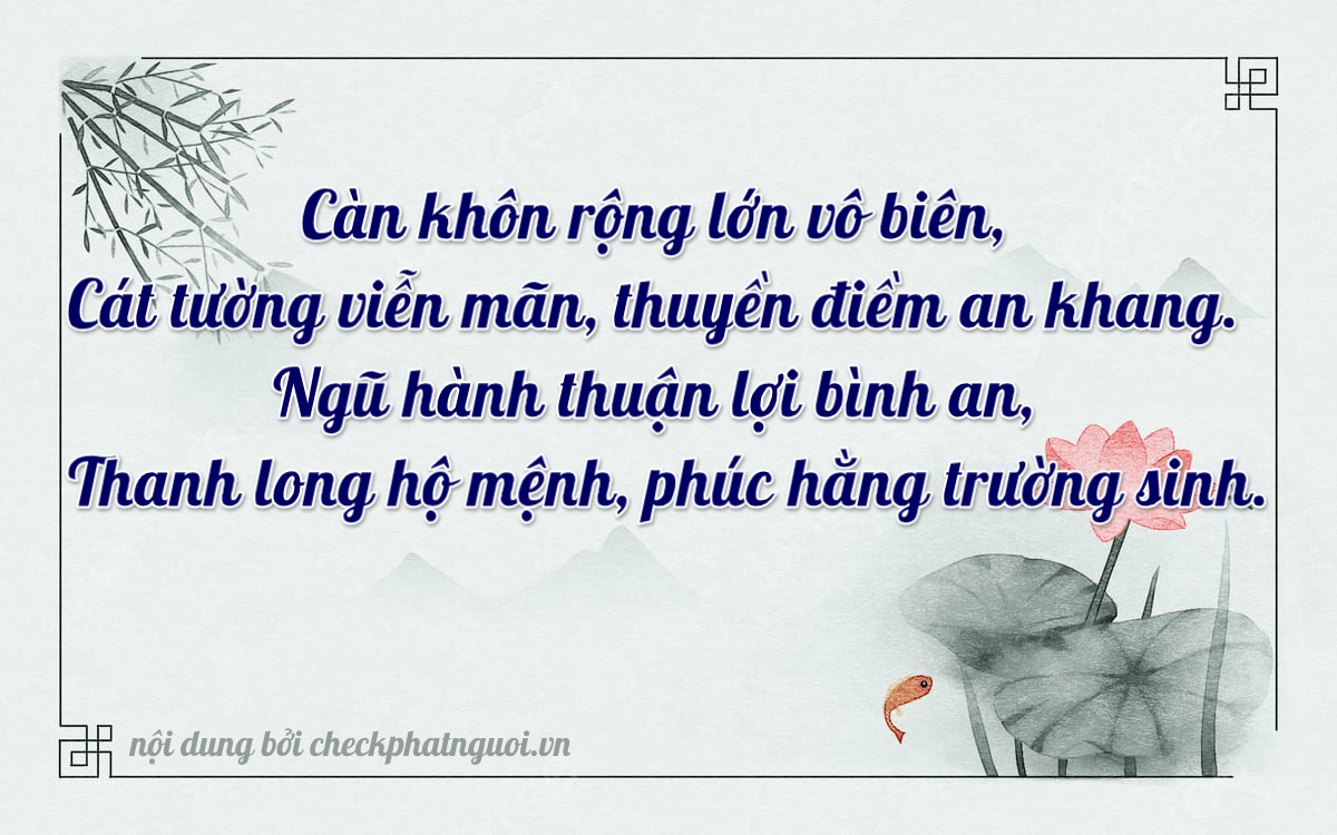 Bài thơ ý nghĩa cho <b>biển số 98AF-08823</b> tại website checkphatnguoi.vn
