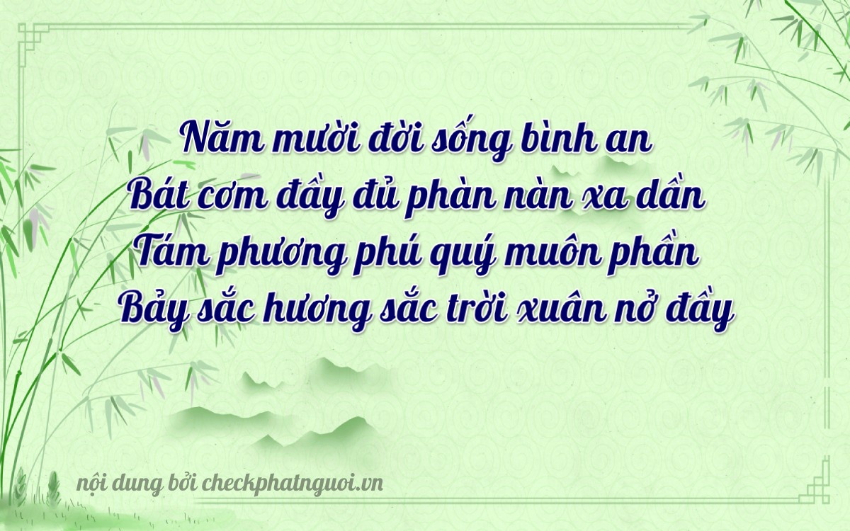 Bài thơ ý nghĩa cho <b>biển số 98B-15887</b> tại website checkphatnguoi.vn