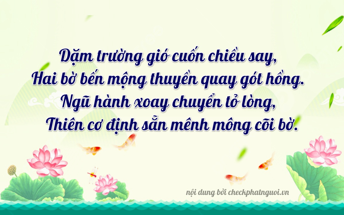 Bài thơ ý nghĩa cho <b>biển số 98B2-62682</b> tại website checkphatnguoi.vn
