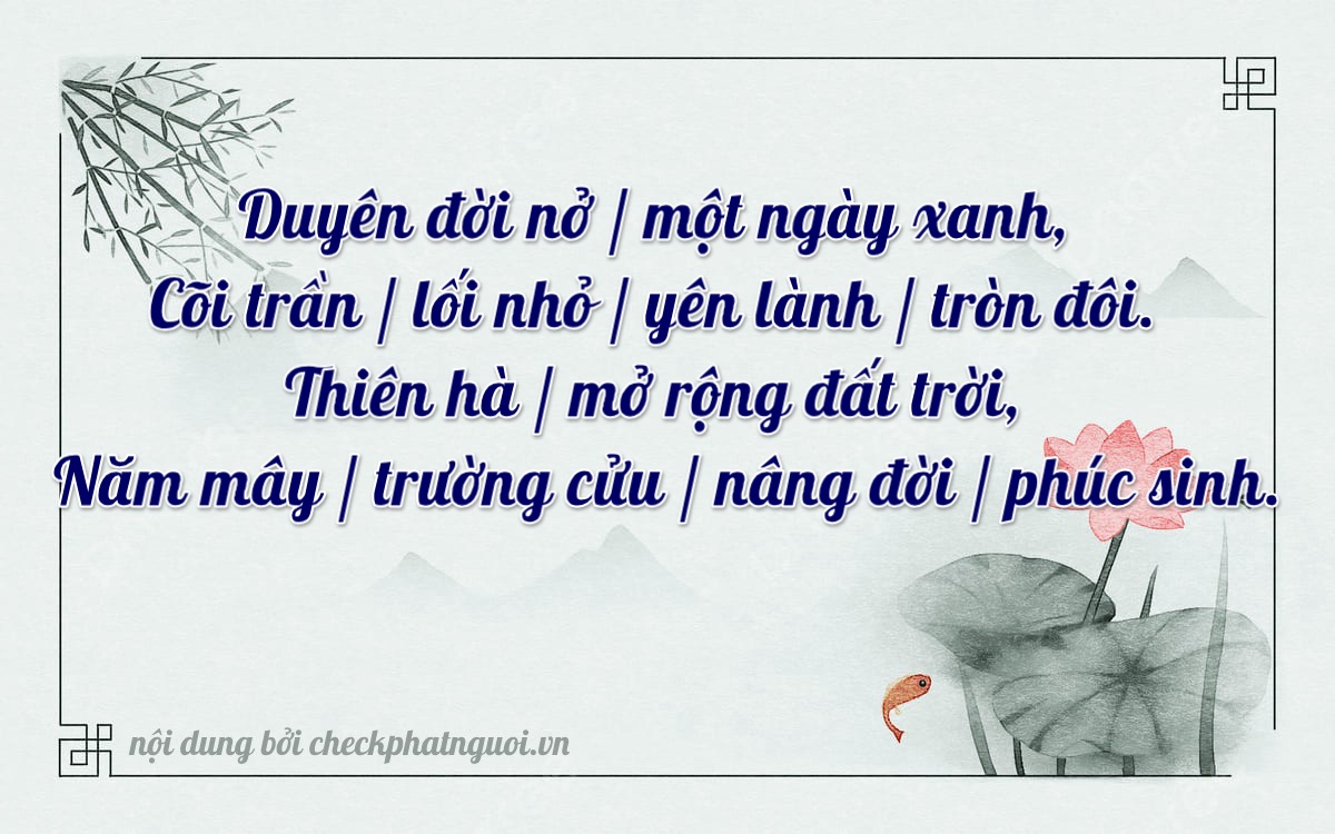 Bài thơ ý nghĩa cho <b>biển số 98B3-22100</b> tại website checkphatnguoi.vn