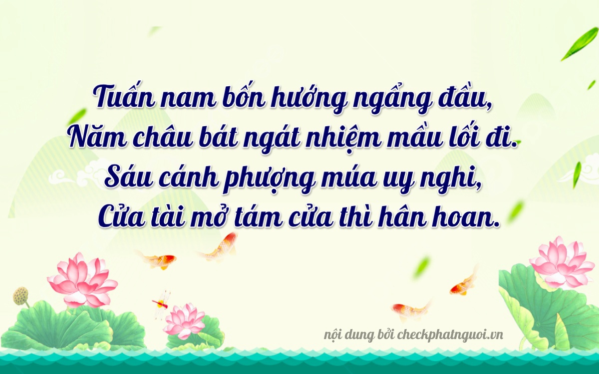 Bài thơ ý nghĩa cho <b>biển số 98B3-45628</b> tại website checkphatnguoi.vn