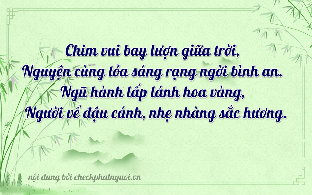 Bài thơ ý nghĩa cho <b>biển số 98B3-52918</b> tại website checkphatnguoi.vn