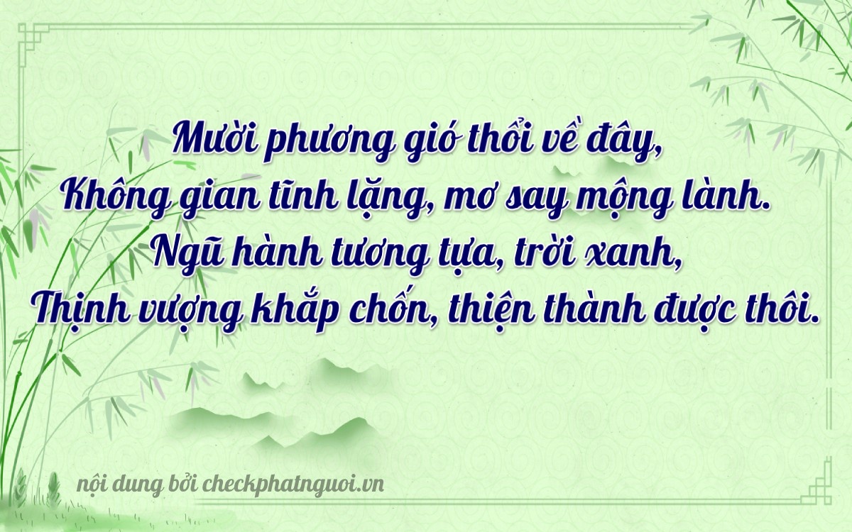 Bài thơ ý nghĩa cho <b>biển số 98C1-10564</b> tại website checkphatnguoi.vn