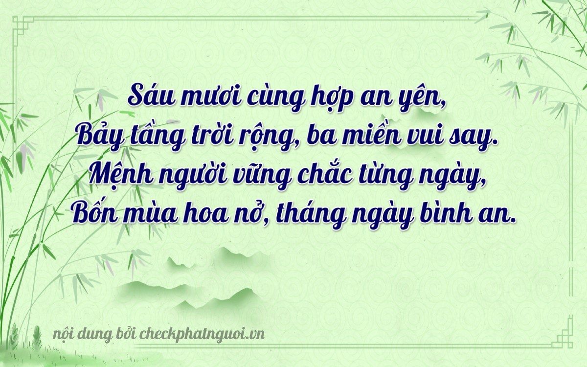 Bài thơ ý nghĩa cho <b>biển số 98C1-16739</b> tại website checkphatnguoi.vn