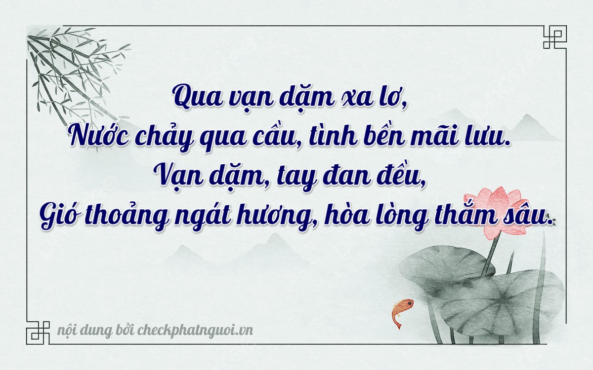 Bài thơ ý nghĩa cho <b>biển số 98C-26414</b> tại website checkphatnguoi.vn