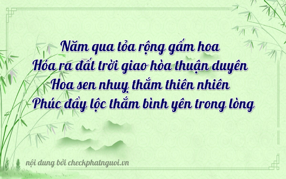 Bài thơ ý nghĩa cho <b>biển số 98C-30403</b> tại website checkphatnguoi.vn