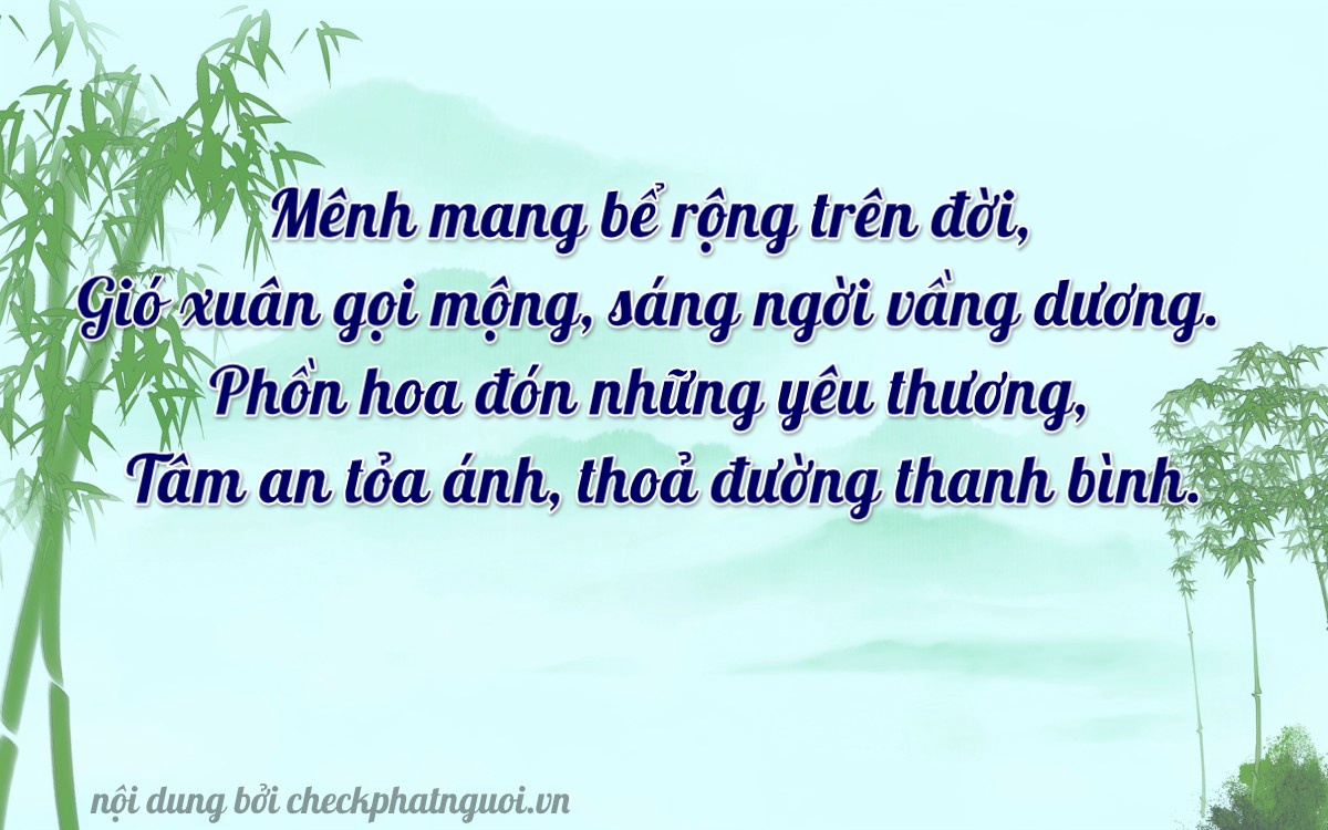 Bài thơ ý nghĩa cho <b>biển số 98C-30769</b> tại website checkphatnguoi.vn