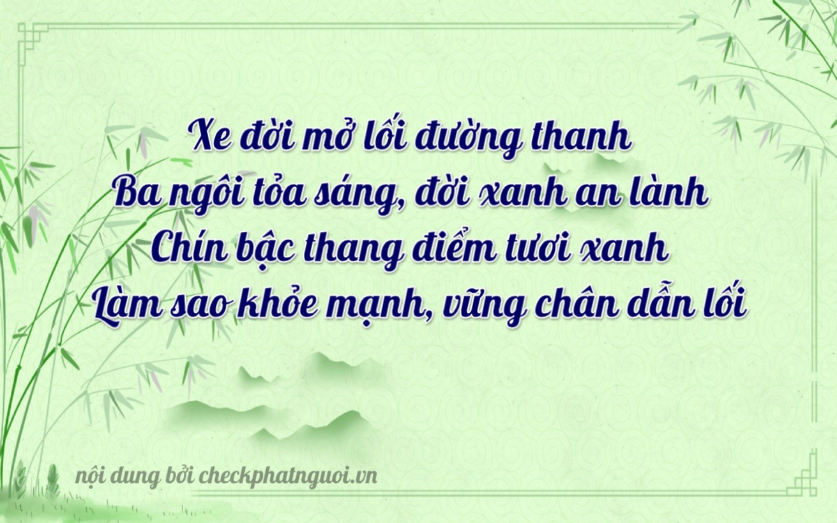 Bài thơ ý nghĩa cho <b>biển số 98C-34901</b> tại website checkphatnguoi.vn