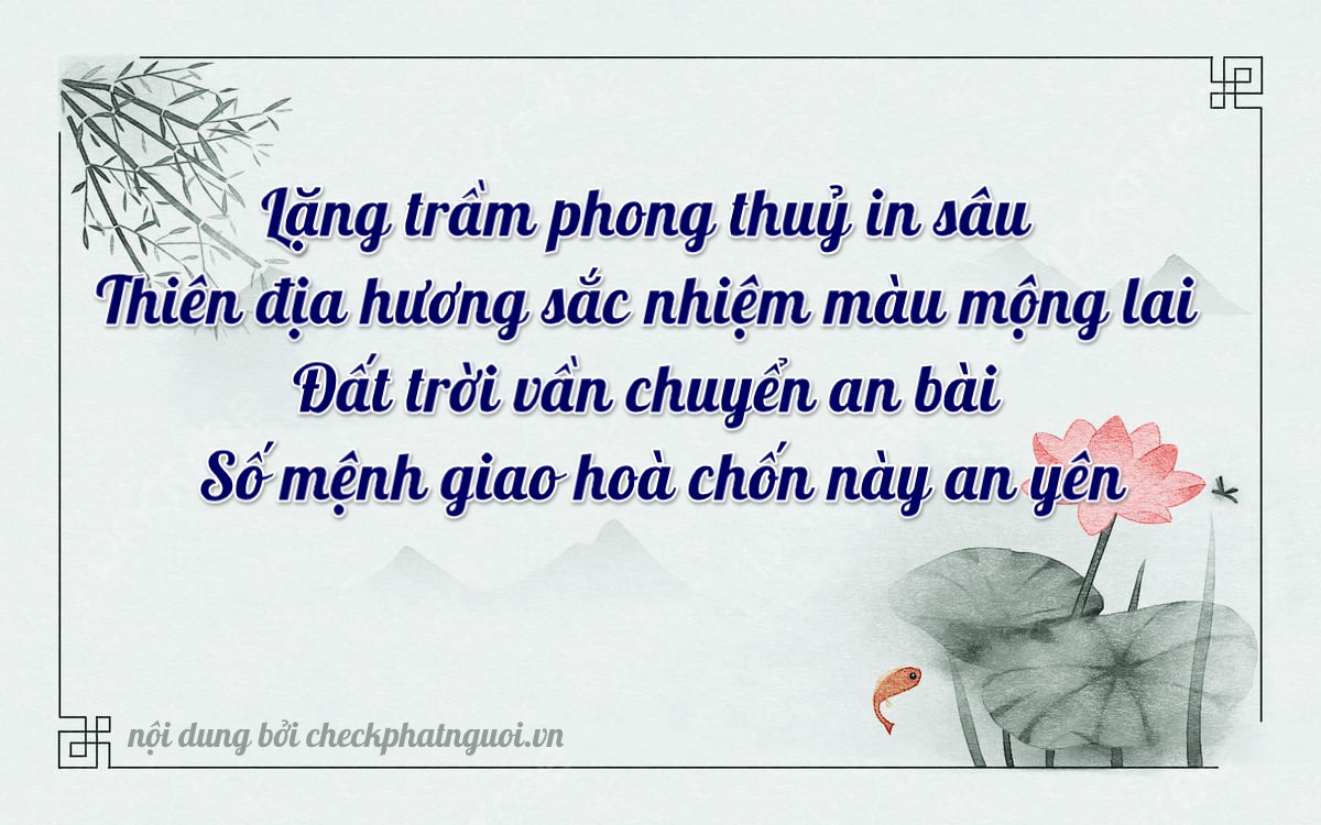 Bài thơ ý nghĩa cho <b>biển số 98D1-86736</b> tại website checkphatnguoi.vn