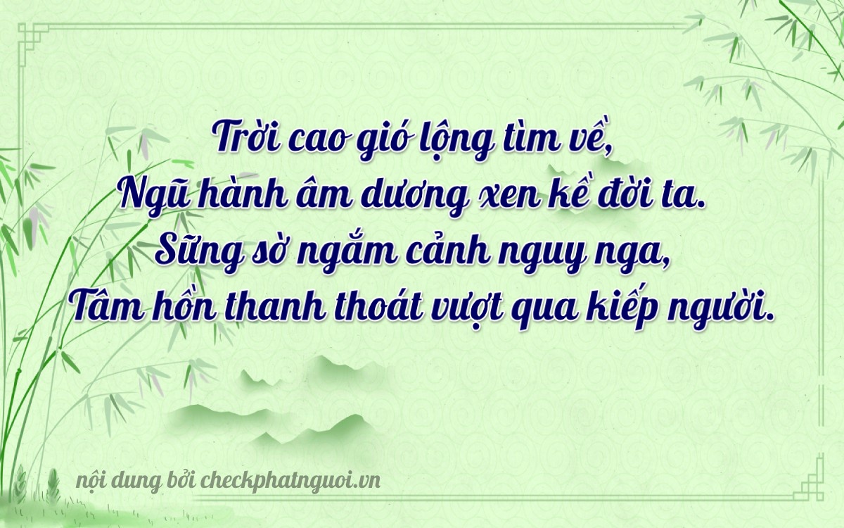 Bài thơ ý nghĩa cho <b>biển số 98F-00839</b> tại website checkphatnguoi.vn