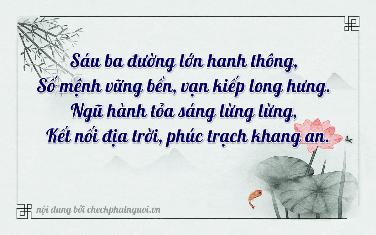 Bài thơ ý nghĩa cho <b>biển số 98F1-36622</b> tại website checkphatnguoi.vn