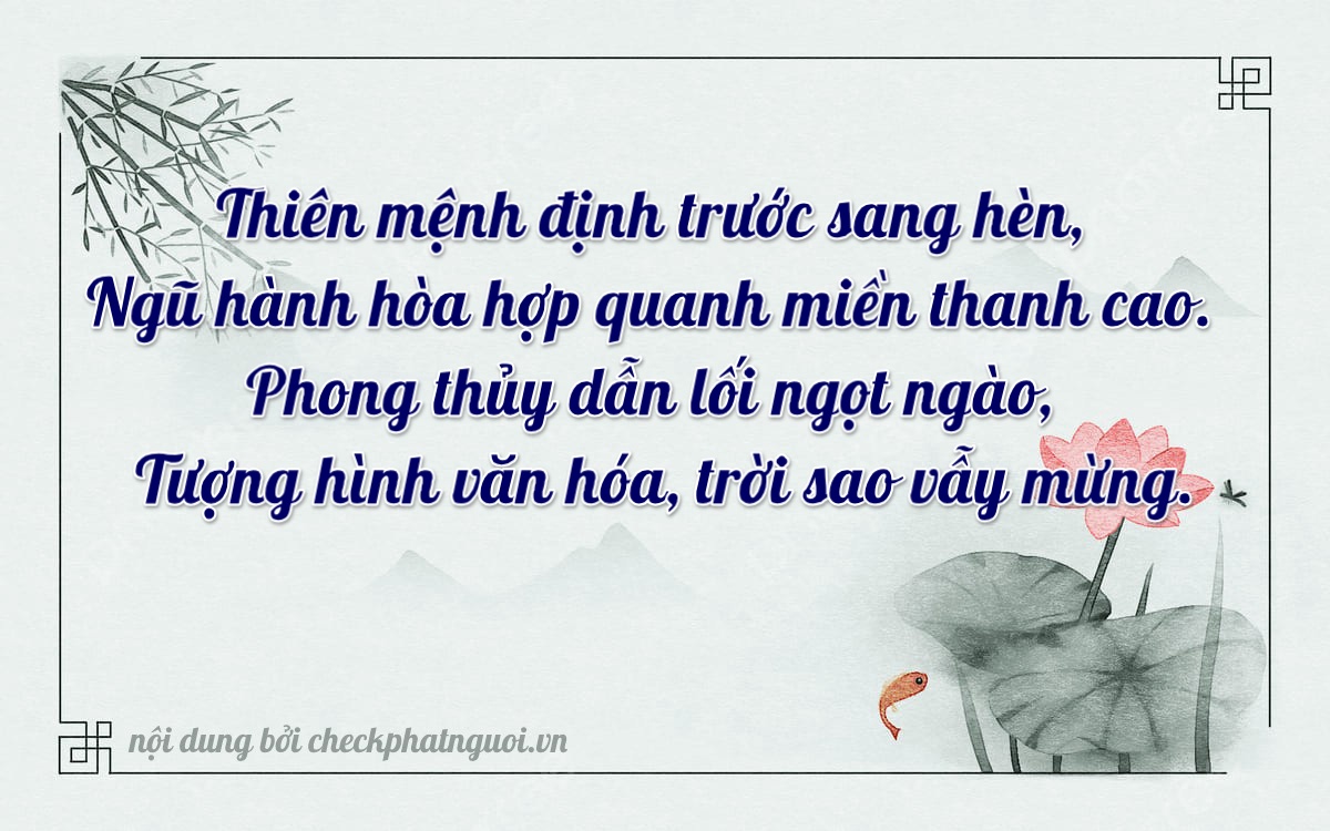 Bài thơ ý nghĩa cho <b>biển số 98H-01386</b> tại website checkphatnguoi.vn