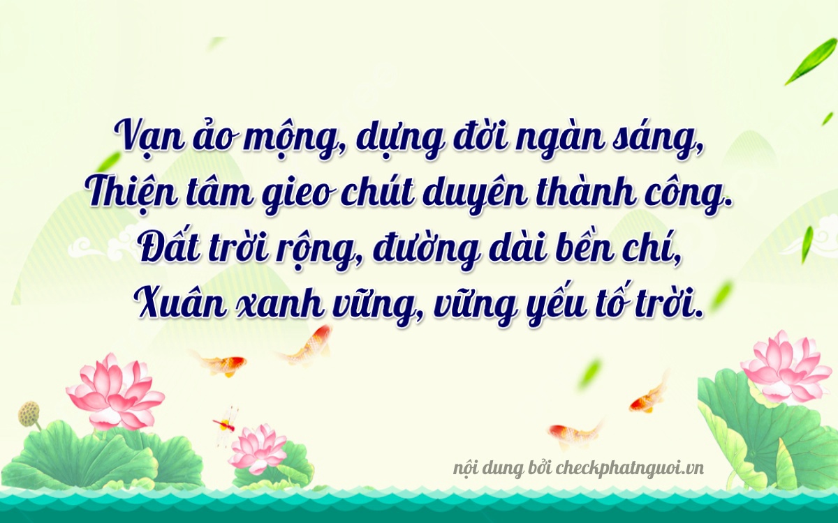 Bài thơ ý nghĩa cho <b>biển số 98H1-44163</b> tại website checkphatnguoi.vn