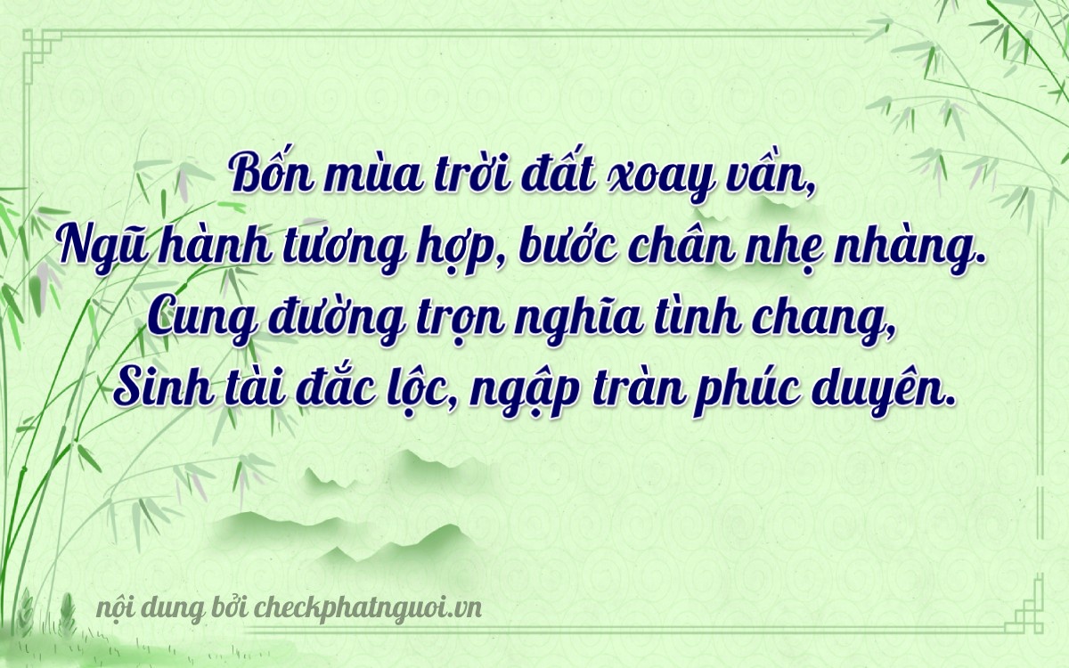 Bài thơ ý nghĩa cho <b>biển số 98K1-04758</b> tại website checkphatnguoi.vn