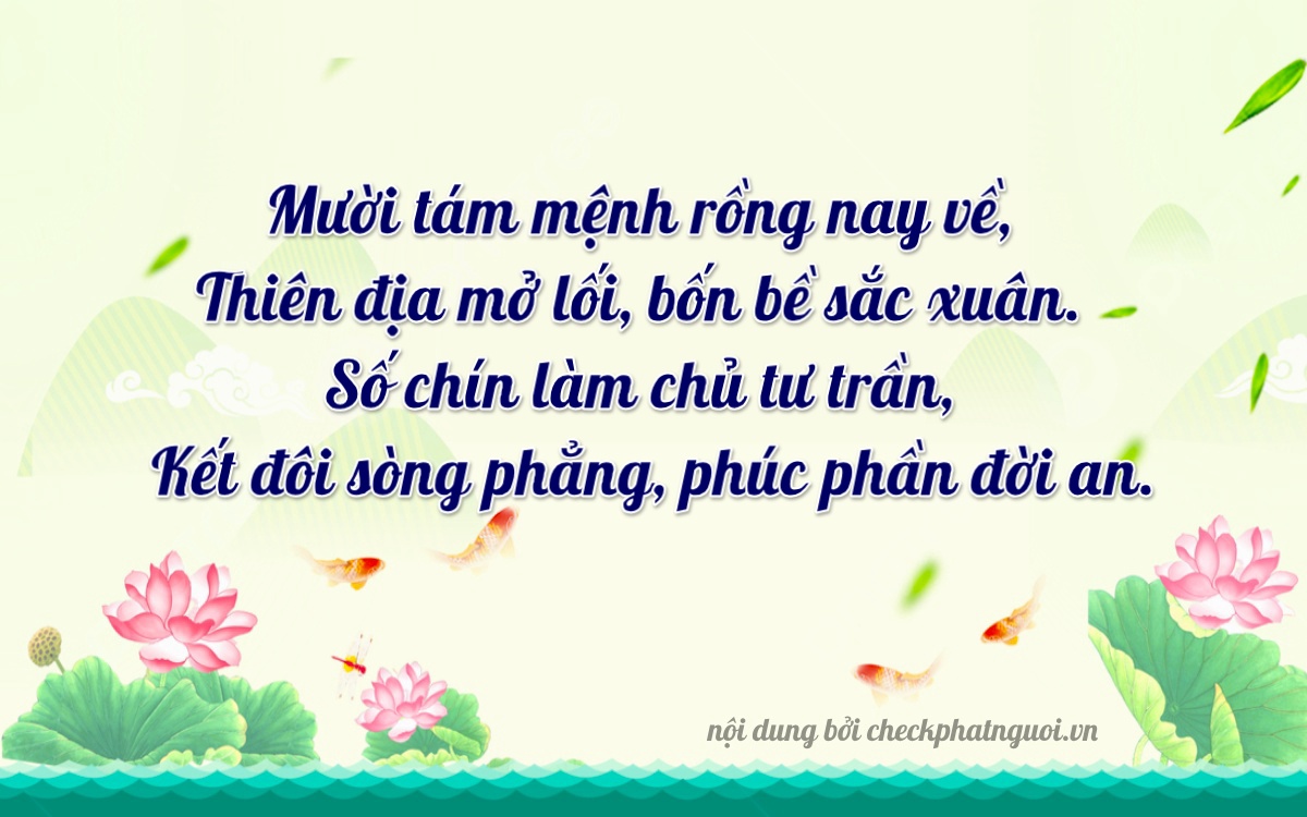 Bài thơ ý nghĩa cho <b>biển số 98K-18912</b> tại website checkphatnguoi.vn