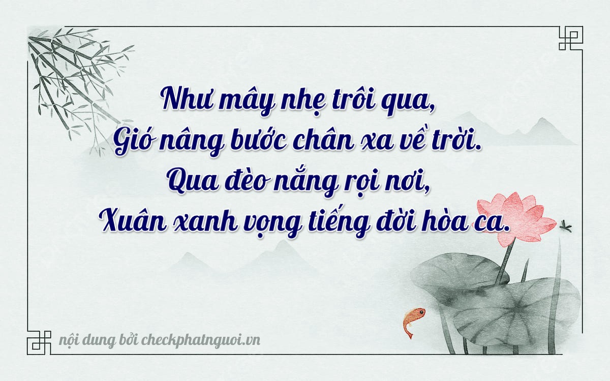 Bài thơ ý nghĩa cho <b>biển số 98M1-29040</b> tại website checkphatnguoi.vn