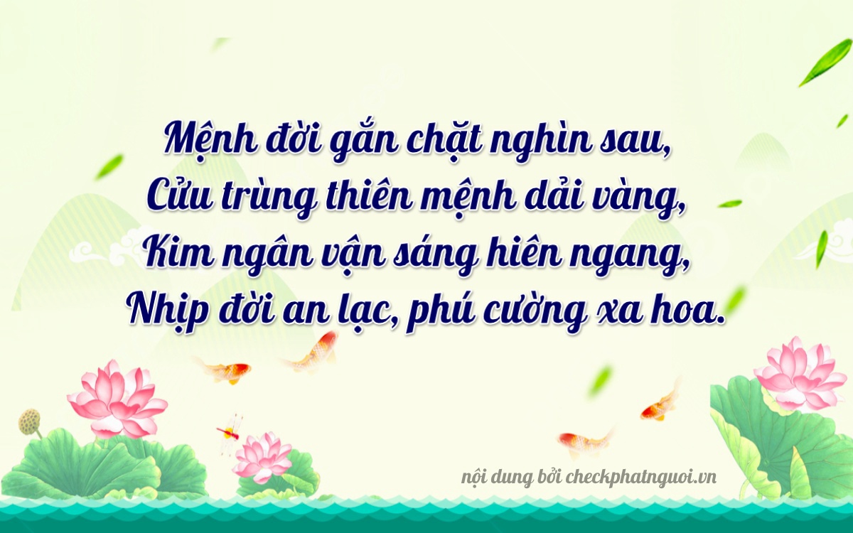 Bài thơ ý nghĩa cho <b>biển số 9992</b> tại website checkphatnguoi.vn