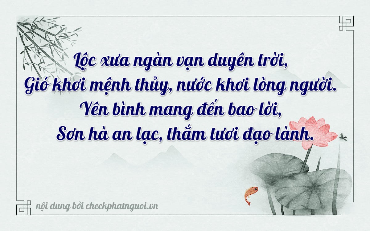 Bài thơ ý nghĩa cho <b>biển số 99A-10626</b> tại website checkphatnguoi.vn