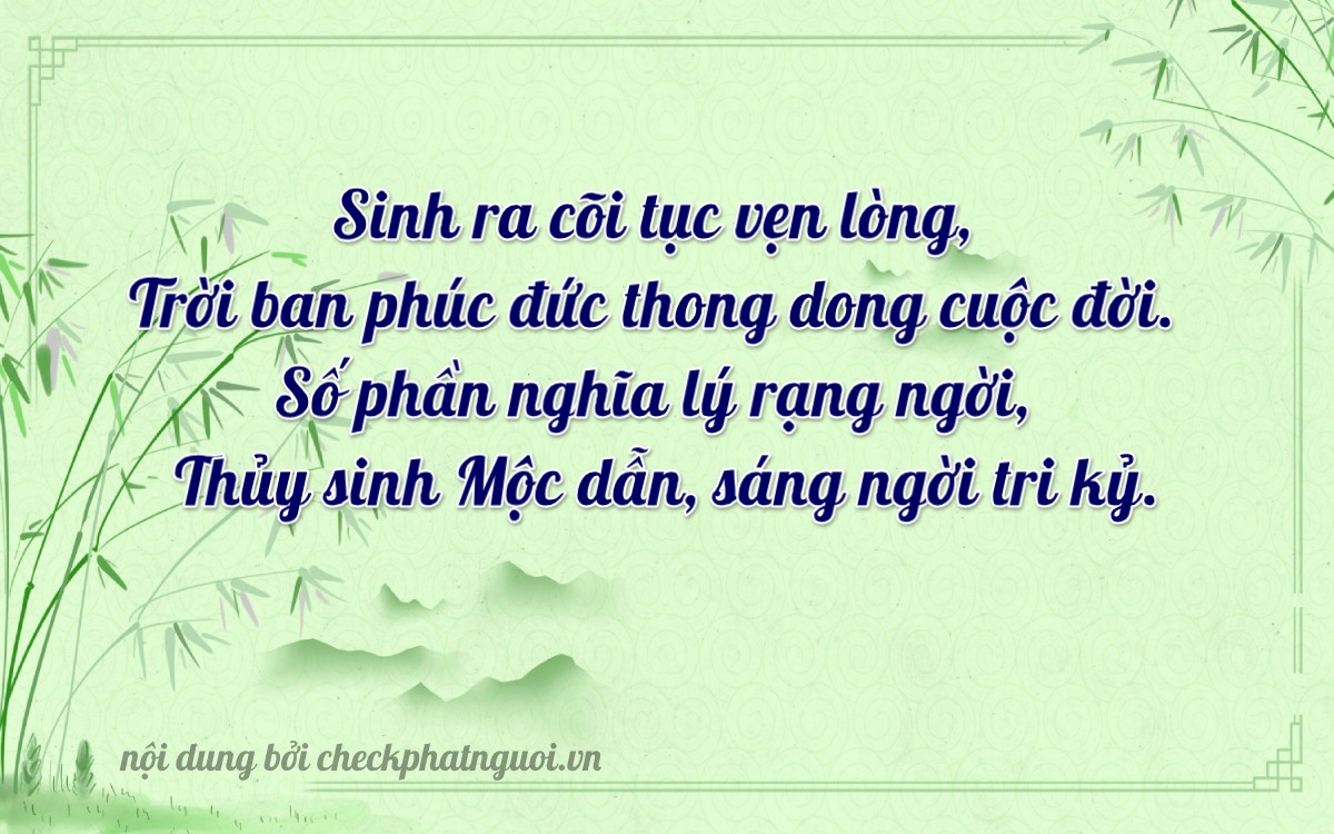 Bài thơ ý nghĩa cho <b>biển số 99A-18150</b> tại website checkphatnguoi.vn