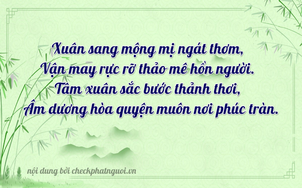 Bài thơ ý nghĩa cho <b>biển số 99A-26826</b> tại website checkphatnguoi.vn