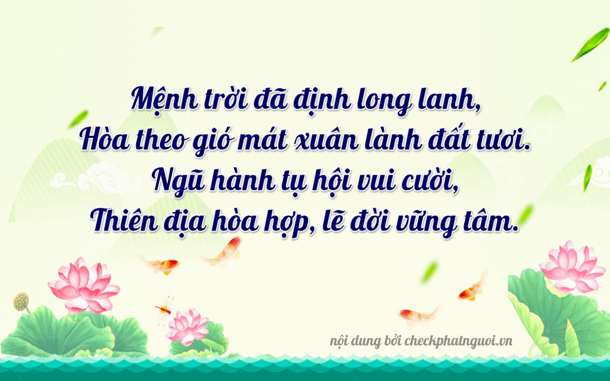 Bài thơ ý nghĩa cho <b>biển số 99A-26988</b> tại website checkphatnguoi.vn