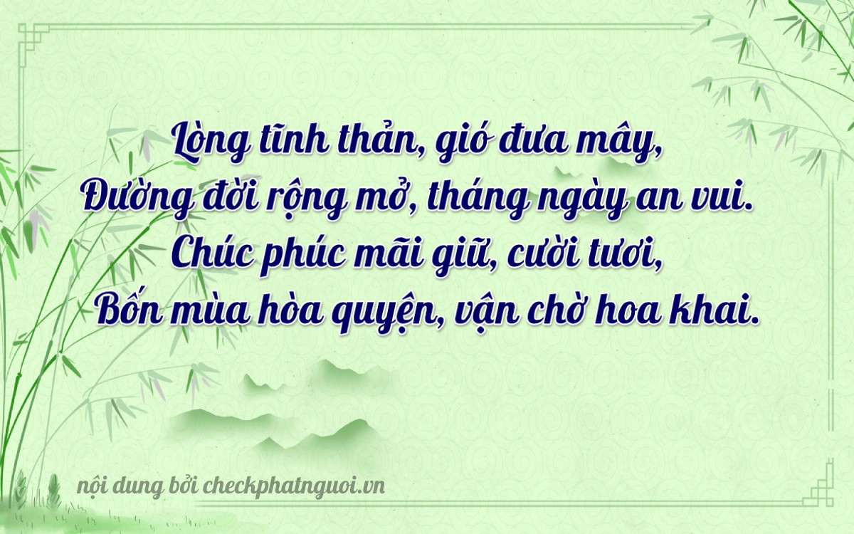 Bài thơ ý nghĩa cho <b>biển số 99A-53622</b> tại website checkphatnguoi.vn
