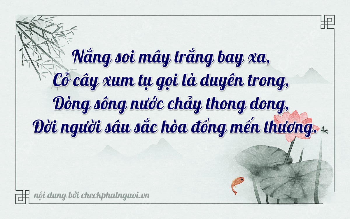 Bài thơ ý nghĩa cho <b>biển số 99A-62127</b> tại website checkphatnguoi.vn