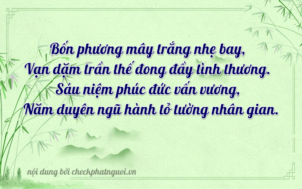 Bài thơ ý nghĩa cho <b>biển số 99A-64255</b> tại website checkphatnguoi.vn