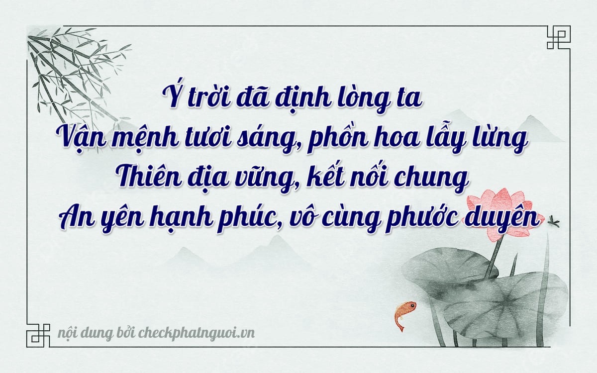 Bài thơ ý nghĩa cho <b>biển số 99A-67756</b> tại website checkphatnguoi.vn