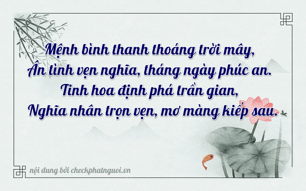 Bài thơ ý nghĩa cho <b>biển số 99A-72055</b> tại website checkphatnguoi.vn
