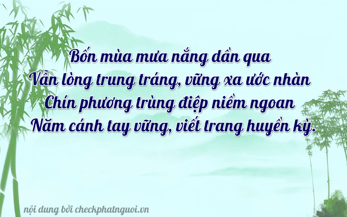 Bài thơ ý nghĩa cho <b>biển số 99A-74395</b> tại website checkphatnguoi.vn