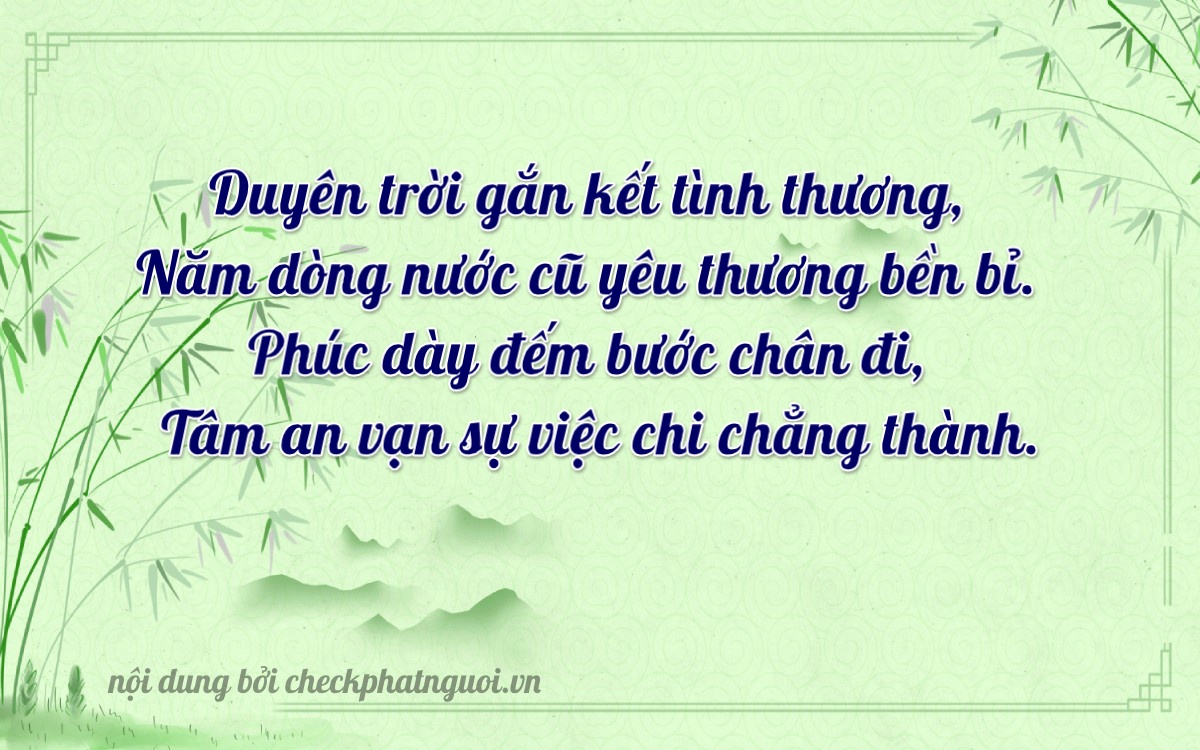 Bài thơ ý nghĩa cho <b>biển số 99A-78545</b> tại website checkphatnguoi.vn