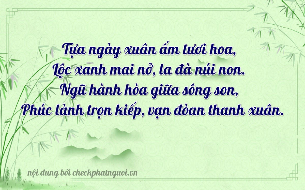 Bài thơ ý nghĩa cho <b>biển số 99A-81547</b> tại website checkphatnguoi.vn