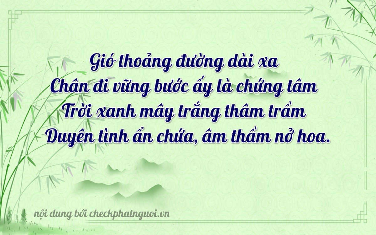 Bài thơ ý nghĩa cho <b>biển số 99A-82693</b> tại website checkphatnguoi.vn