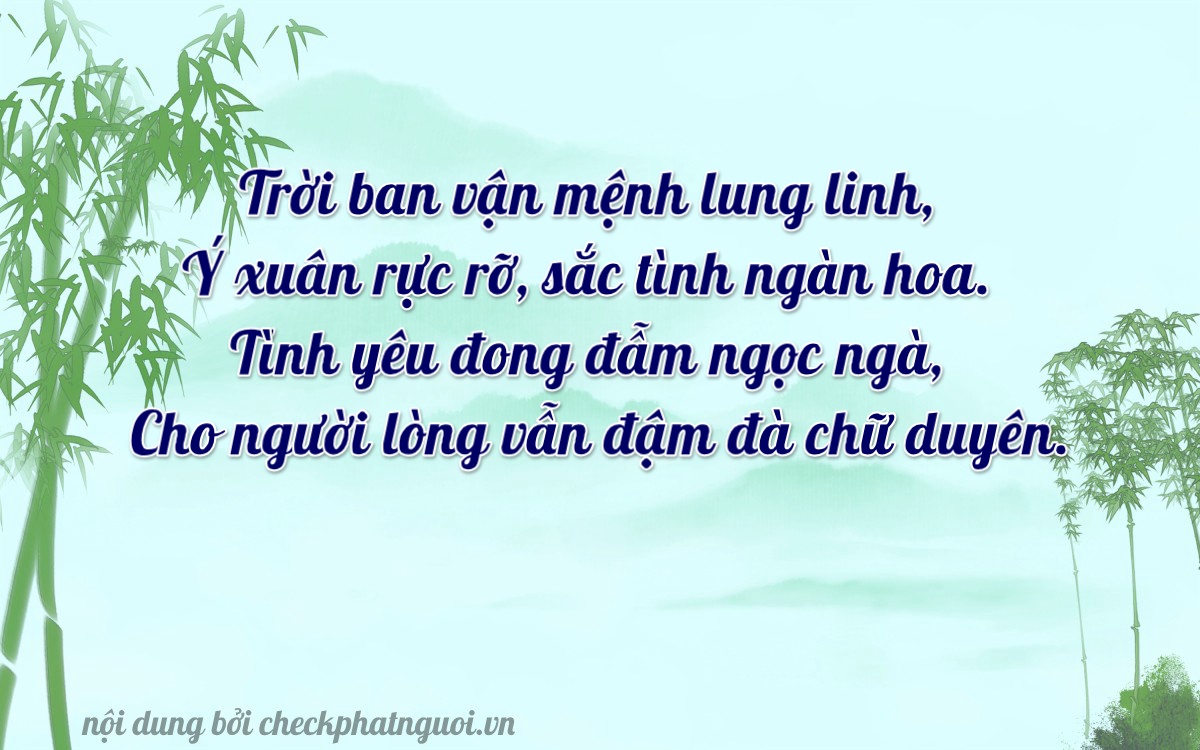 Bài thơ ý nghĩa cho <b>biển số 99A-85485</b> tại website checkphatnguoi.vn
