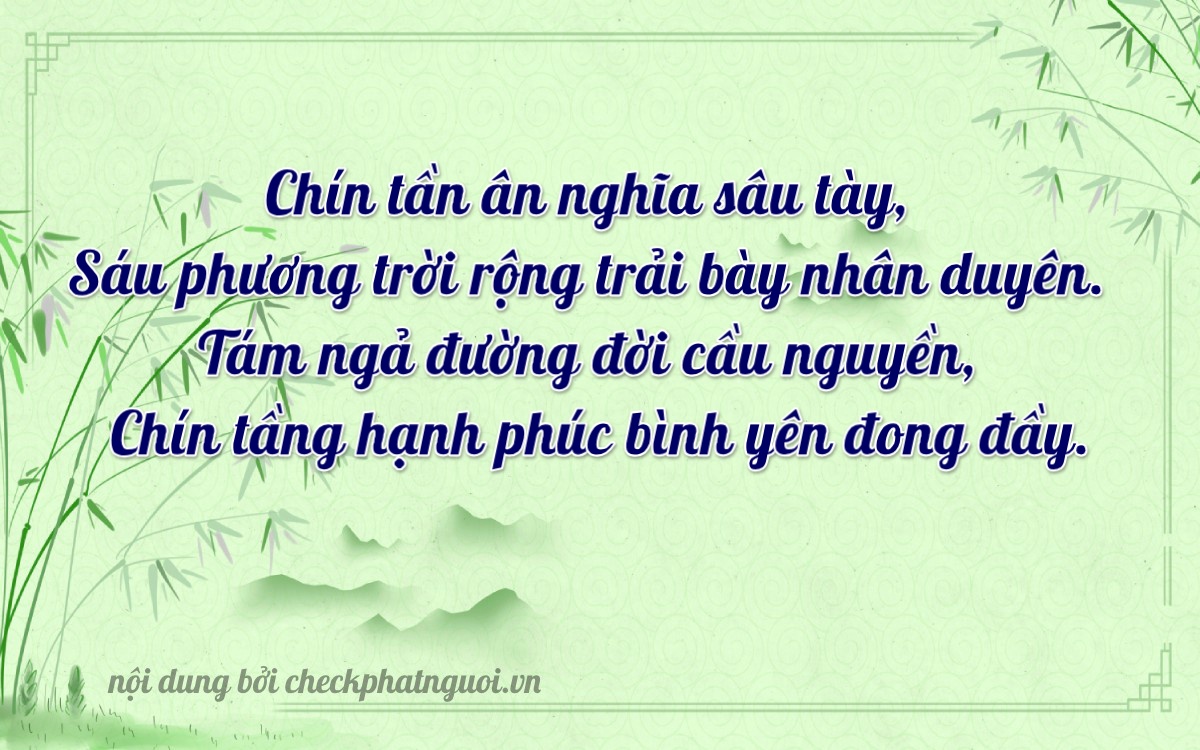 Bài thơ ý nghĩa cho <b>biển số 99A-96890</b> tại website checkphatnguoi.vn