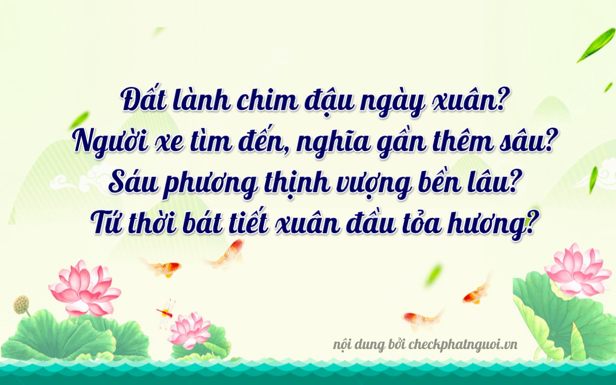Bài thơ ý nghĩa cho <b>biển số 99AA-16666</b> tại website checkphatnguoi.vn