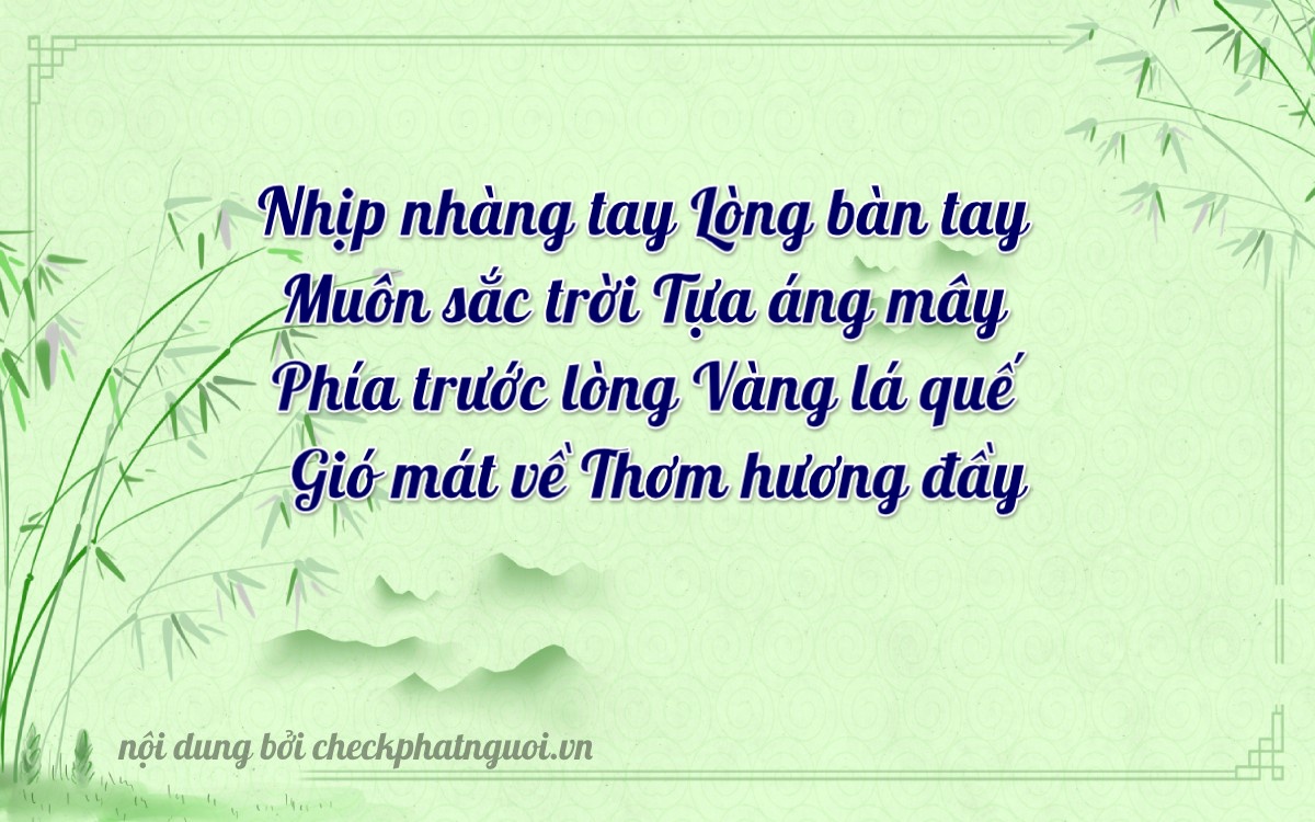 Bài thơ ý nghĩa cho <b>biển số 99AA-28214</b> tại website checkphatnguoi.vn