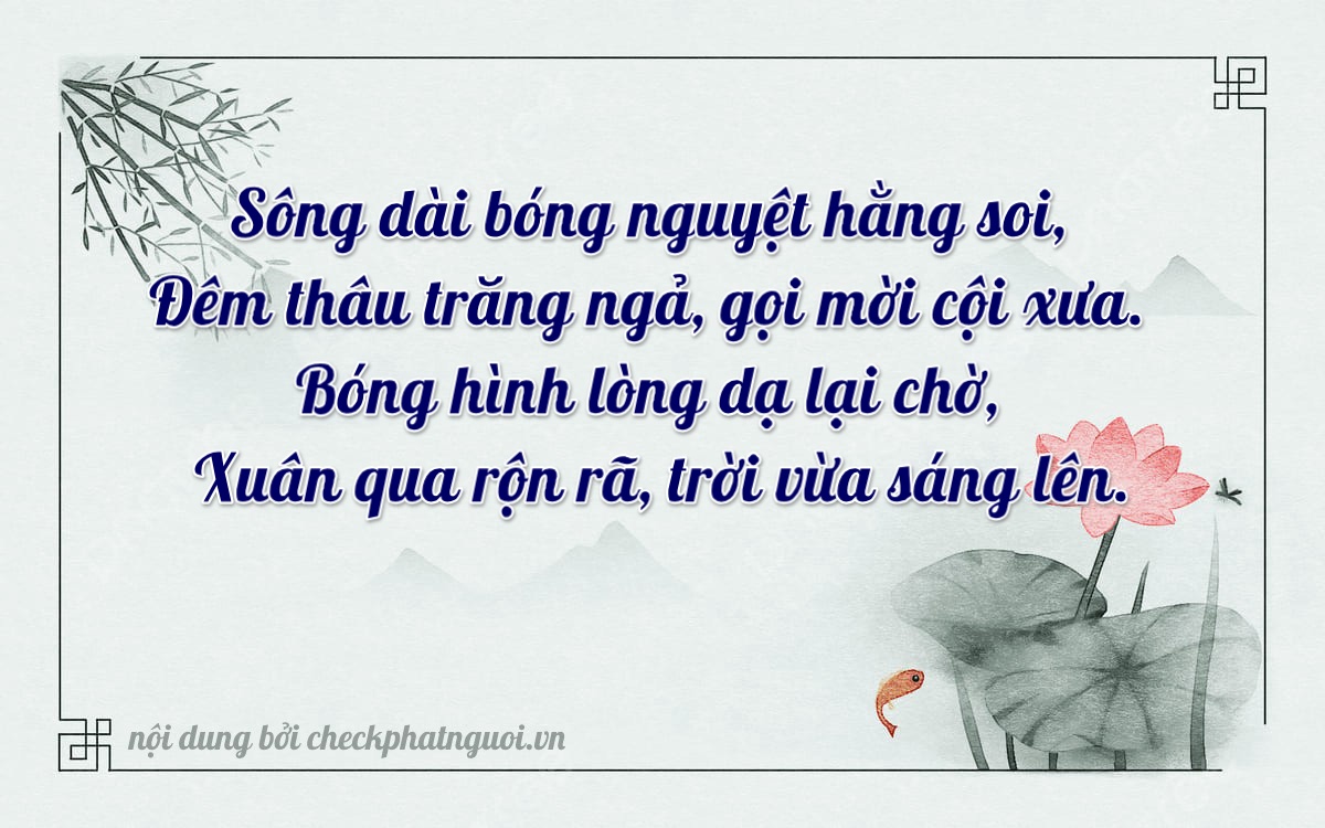 Bài thơ ý nghĩa cho <b>biển số 99AB-02221</b> tại website checkphatnguoi.vn