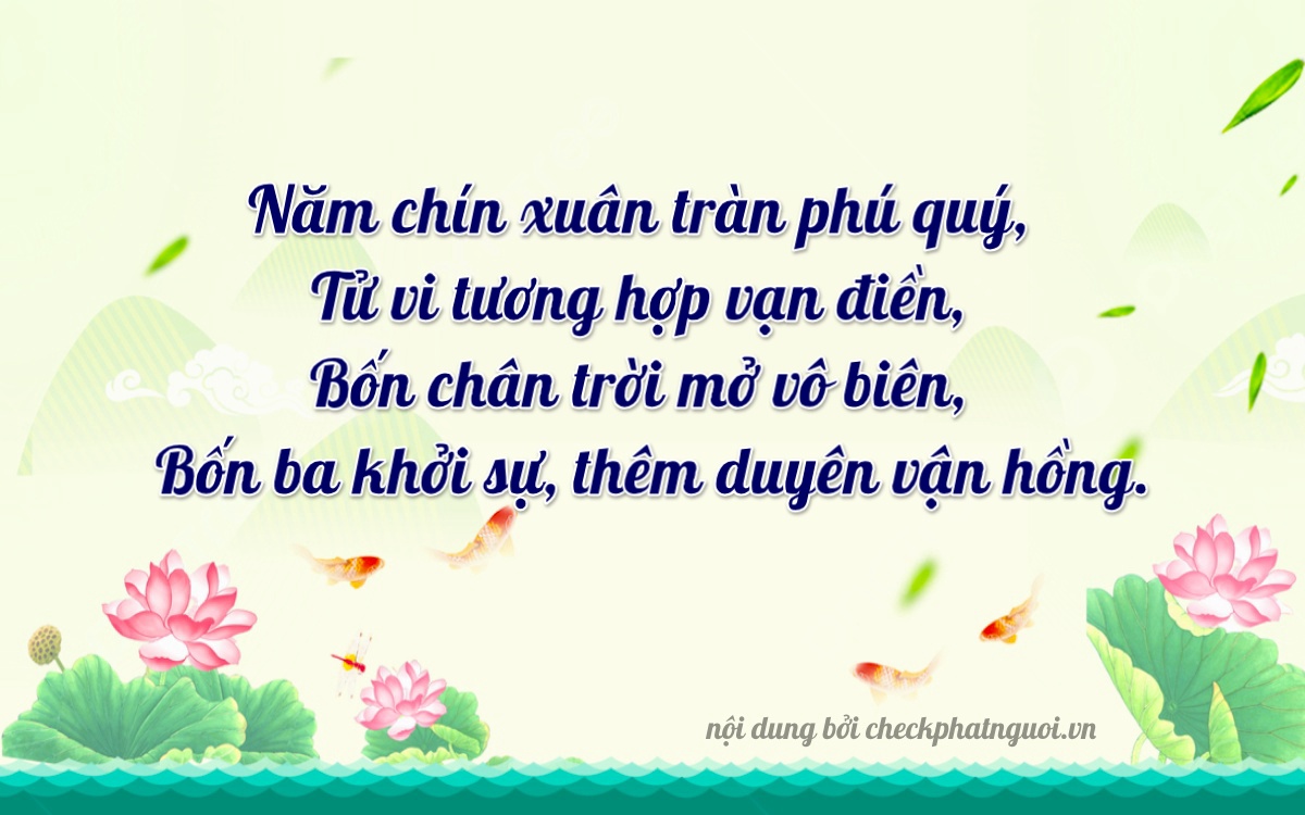 Bài thơ ý nghĩa cho <b>biển số 99AC-05943</b> tại website checkphatnguoi.vn