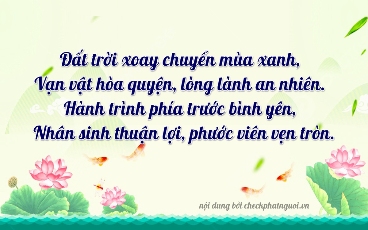 Bài thơ ý nghĩa cho <b>biển số 99AE-01027</b> tại website checkphatnguoi.vn