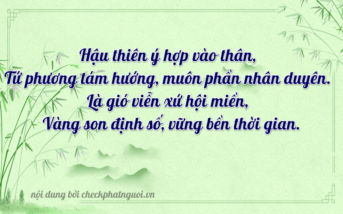 Bài thơ ý nghĩa cho <b>biển số 99B1-40234</b> tại website checkphatnguoi.vn