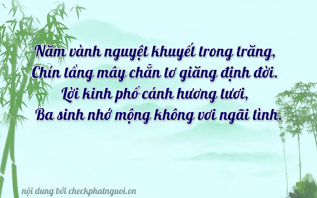 Bài thơ ý nghĩa cho <b>biển số 99C1-54173</b> tại website checkphatnguoi.vn